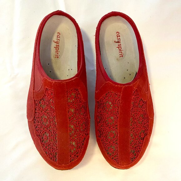 Easy Spirit Slip on Traveltime Clogs Wide (9WW) - Picture 3 of 7